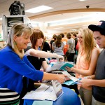 Running Start student with Linda Calvert