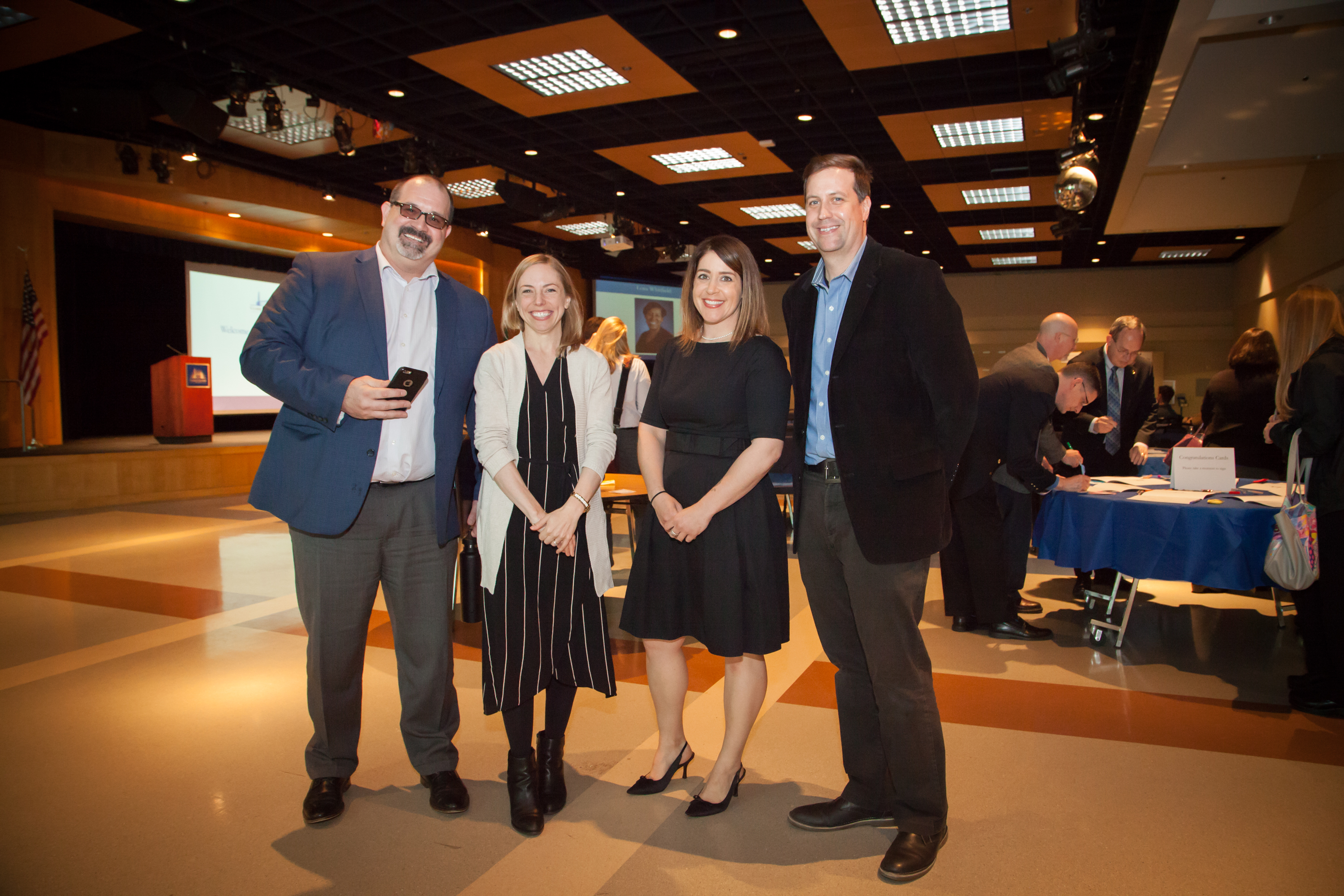 Jim Wilkins-Luton, Alexis Nelson, Dr. Lindsay Christopher, and Toby Peterson