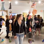 Visitors at Art Student Annual