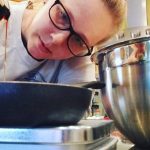 Alison Warlitner making bath bomb