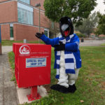 Oswald shows off new ballot drop box
