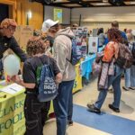 Students connected with college and community clubs and resources at the Fall Student Involvement Fair.